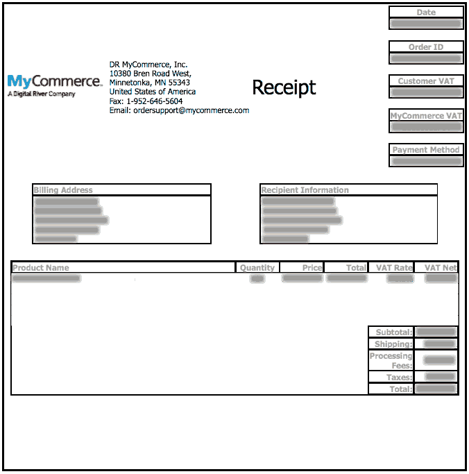 invoice same as receipt